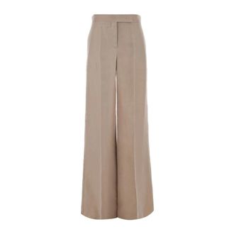 Max Mara Wide Trousers - female - Max Mara - Wide Trousers - Pink - XS - Trousers