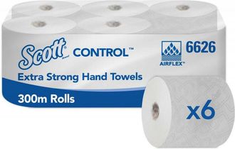 OEM Scott Control Extra Strong Rollo De Toalla De Mano / Blanco (paquete De 6)