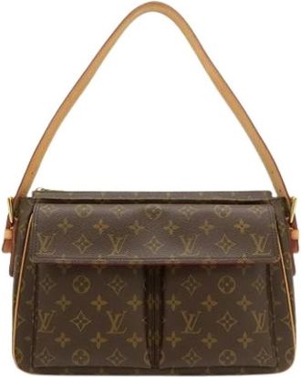 Louis Vuitton Pre-owned Viva Cite Schoudertas - Dames - Vintage Schoudertas - Bruin - ONE Size - Leer - Vintage