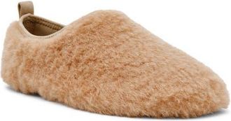Steve Madden Mino Faux Fur Flat in Tan Faux Fur at Nordstrom, Size 6.5