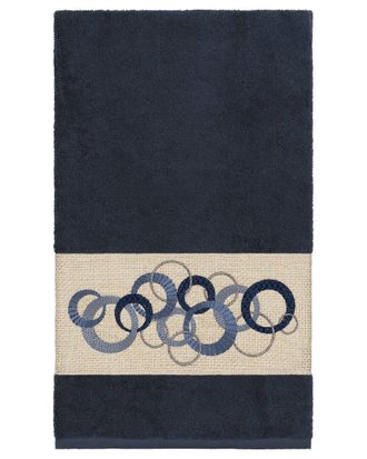 Linum Home Textiles Turkish Cotton Annabelle Embellished Bath Towel