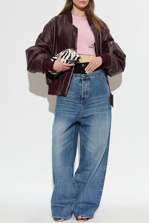 The Attico Double Waistband Jeans, Womens, Blue