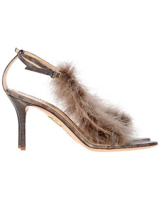 Charlotte Olympia Womens Leather Karung Sandal (Authentic Pre-Loved)