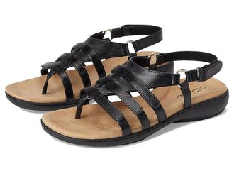 Trotters Ria Womens Sandals Black : 10.5 N (AA), Leather