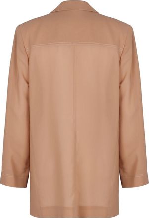 Philosophy di Lorenzo Serafini Womens Single-breasted One Button Jacket - Tan - Size EU 40 (Womens)
