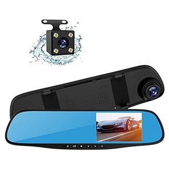 Trade Shop Trade Shop - Specchietto Camera Posteriore Hd Registratore Auto Specchio Retrovisore Q-a182