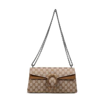 Gucci Tassen, Dames, Veelkleurig, ONE Size, Leer, Dionysus Medium Schoudertas