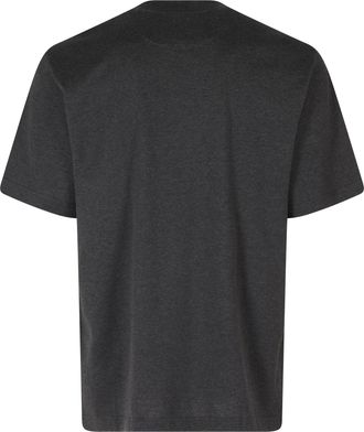 Eleventy Embroidered Logo Crewneck Cotton T-Shirt