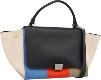 Celine Pre-owned Vintage Hand Bag - Dames - Vintage Handtas - Veelkleurig - ONE Size - Wol - Vintage