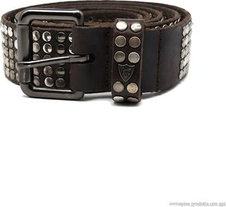 HTC Black Studded Synthetic Belt