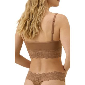 Pact Organic Cotton Lace Waist Thong 3-Pack in Sweetheart Basics at Nordstrom, Size Xx-Large