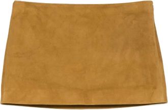 Khaite Minigonna Jett - Marrone