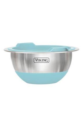 Viking 8-Piece Stainless Steel Bowls with Lids Set in Blue at Nordstrom Rack