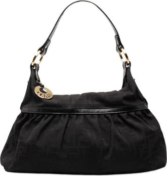 Fendi Pre-owned Fendi Zucca Canvas Chef Shoulder Bag Ladies QO41SXLEYX5LP1Z5