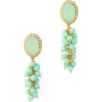 Deepa Gurnani Jemsa Drop Earrings in Turquoise at Nordstrom