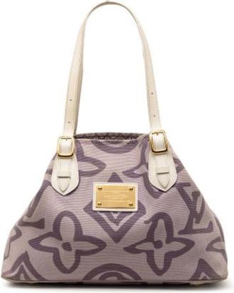 Louis Vuitton Pre-owned Tahitienne Cabas PM - Dames - Vintage Schoudertas - Paars - ONE Size - Leer - Vintage