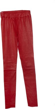 Sylvie Schimmel red leather leggings