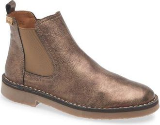 Toni Pons Isa Metallic Chelsea Boot in Bronze at Nordstrom, Size 7-7.5Us