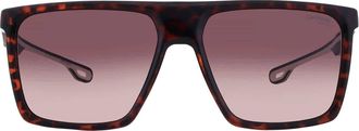 Carrera Brown Shaded Square Mens Sunglasses CARRERA 4019/S 0086/HA 58