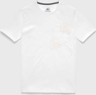 Surfside Supply Co. Chris Embroidered Tee in White at Nordstrom, Size Xx-Large