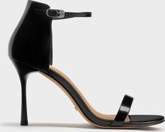 Charles & Keith Kyra Leather Stiletto Sandals