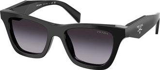 Prada PR C07S 16K90A Womens Sunglasses Black Size 51