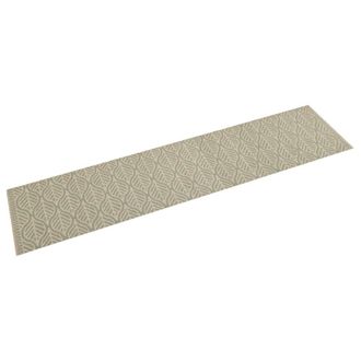 vidaXL Alfombra De Cocina Lavable Terciopelo Hojas 60x300 Cm Vidaxl