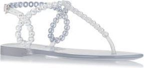 Aquazzura Almost Bare Crystal Jelly Sandal in Transparent at Nordstrom Rack, Size 6.5Us / 36.5Eu