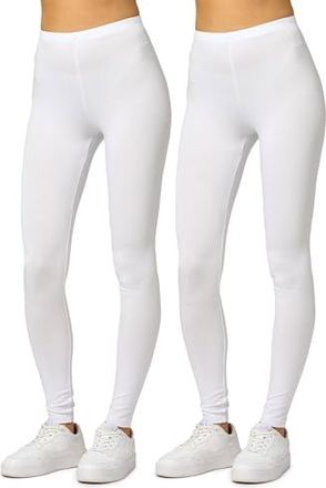 Lot De 2 Leggings Femme Merry Style - Viscose Élastique Confortable