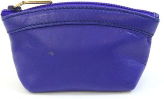 Gucci Blue Leather Coin Purse/Coin Case (Pre-Owned)
