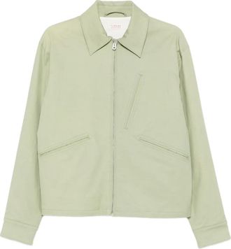 Fursac Giacca-camicia con zip - Verde
