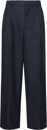 Loewe Pantaloni sartoriali con pieghe - Blu