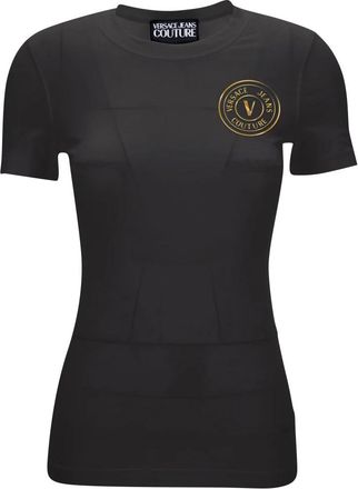 Versace Jeans Couture T-shirts en Polos - Dames - T-shirts - Zwart - 2XS - Tops