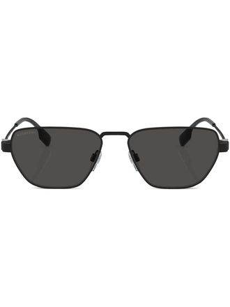 Burberry Sunglasses Occhiali da sole geometrici Vintage Check - Nero