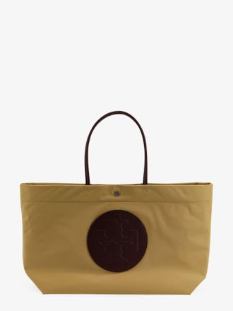 Tory Burch Borsa a spalla Ella Twist in nylon con maxi patch logo frontale - TORY BURCH - gender_Woman