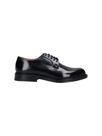 Churchs Polished Leather Derby Shoes With Round Toe
