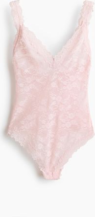 H&M Tangabody aus Spitze - Hellrosa