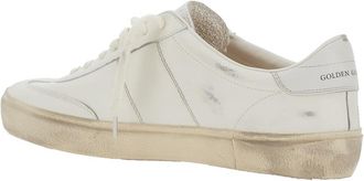 Golden Goose Mens Sneakers Soul-Star White Leather Ovine Trainers