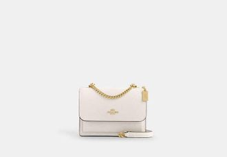 Coach Womens Mini Klare Crossbody Bag in White | Leather