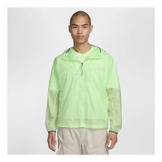 Nike ACG Windproof Cinder Cone Hoodie Jacket Asia Sizing Light Green DB0979-376