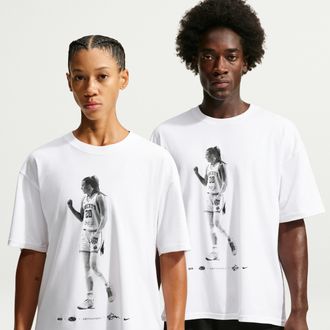 Nike Sabrina Nike Womens Dri-FIT Basketball T-Shirt in White | IO0941-100