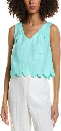Tyler B&ouml;e Emery Linen Crop Top