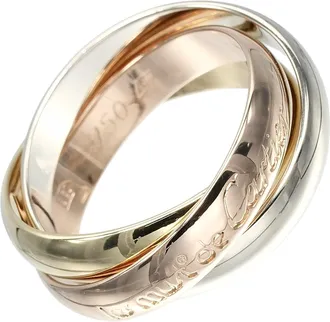 Cartier Yellow Gold (18K) Pink Gold (18K) White Gold (18K) Band Ring (Pre-Owned)
