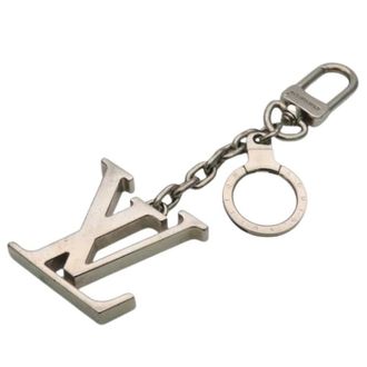 Louis Vuitton Pre-owned Accessories, male, Gray, Size: ONE SIZE Pre-owned Canvas Key-holder