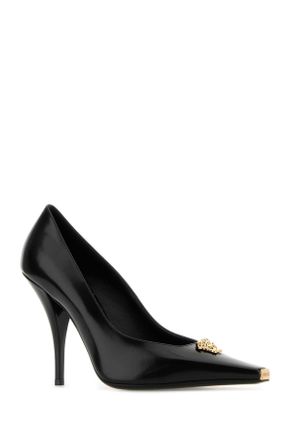 Versace 10204671a14835 1b00v Blackversacegold Scarpe Con Tacco High Heel Shoes