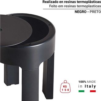 Gedy Gedy - 10731400000 Newbox Taburete Negro - Ref: 10731400000