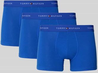 Tommy Hilfiger Trunks aus Baumwoll-Mix im 3er-Pack in Royal, Gr&ouml;&szlig;e XXL