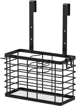 No Brand 1 Soporte Para Secador De Pelo/soporte Para Secador De Pelo Para Puerta De Armario, Organizador De Ba&ntilde;o, Cesta De Almacenamiento Para El Cuidado Del C