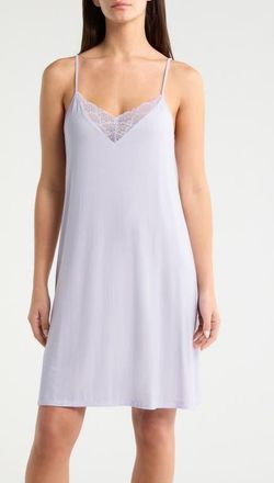 Nordstrom Moonlight Eco Lace Tim Chemise in Purple Puff at Nordstrom, Size X-Small