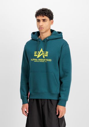 Alpha Industries Hoodie ALPHA INDUSTRIES Basic Hoodie BL, Herren, Gr. XXL, deep petrol, Obermaterial: 80% Baumwolle, 20% Polyester, regular fit, Sweatshirts Hoodie